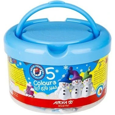 خمیربازی سطلی 5 رنگ