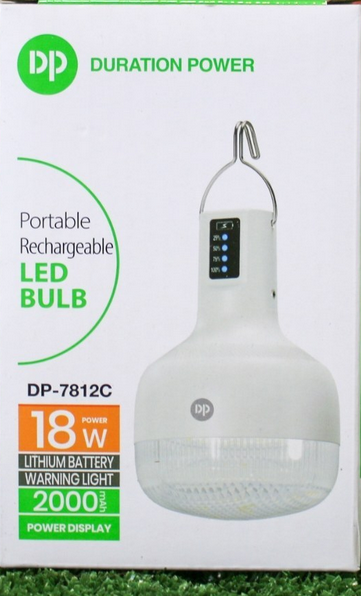 چراغ شارژی 18 وات مدل DP-7812C